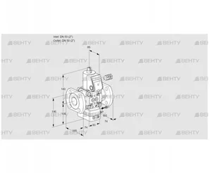 VAG350F/NWAE (88032017) Газовый клапан с регулятором соотношения Kromschroder