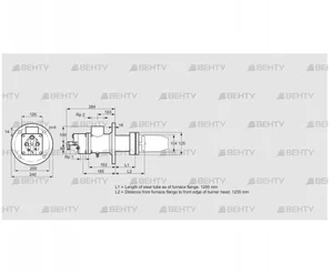 BIC 100HB-1200/1235-(37)E (84199025) Газовая горелка Kromschroder