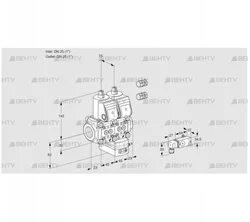 VCD1E25R/25R05ND-100WR3/3-PP/PPPP (88105421) Регулятор давления Kromschroder