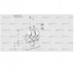 VCD1E15R/15R05D-50NKR3/PPPP/PPPP (88106532) Регулятор давления Kromschroder