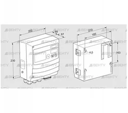 BCU460W1P6C0D1000K1E1-/LM400WF0O0E1- (88680168) Блок управления горением Kromschroder