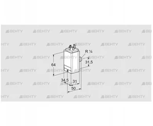 DG 35C8D-5W (84448350) Датчик-реле давления газа Kromschroder