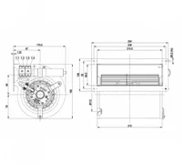 Центробежный вентилятор ebmpapst D2E133AB0150