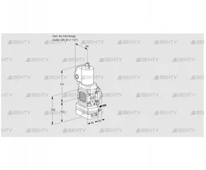 VAG2T-/40N/NQSLAK (88031590) Газовый клапан с регулятором соотношения Kromschroder