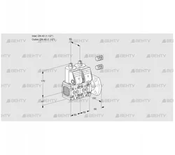 VCS2E40F/40F05FNNWR3/PPPP/PPPP (88101236) Сдвоенный газовый клапан Kromschroder