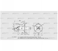 BIOA 65RB-150/135-(37)D (84022521) Газовая горелка Kromschroder