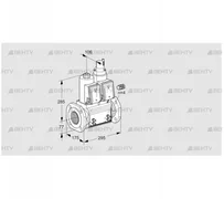 VCS665F05NLWR3B/MMMM/PPPP (88204920) Сдвоенный газовый клапан Kromschroder