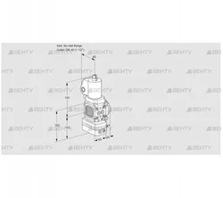 VAD2T-/40N/NQGL-25A (88033092) Газовый клапан с регулятором давления Kromschroder