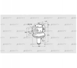 GIK 150F02-6L (85095221) Регулятор соотношения газ/воздух Kromschroder