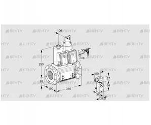 VCS780F05NLWRB/P3PP/MMMM (88207501) Сдвоенный газовый клапан Kromschroder