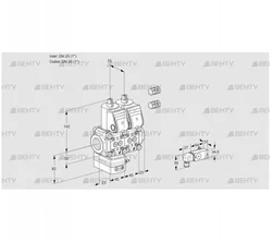 VCD1E25R/25R05D-25NKR3/-2PP/PP2- (88106524) Регулятор давления Kromschroder