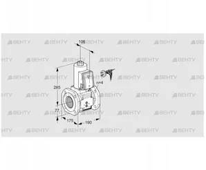 VAS665F05NWB/PP/PP (88203557) Газовый клапан Kromschroder