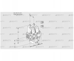 VCD1E15R/20R05FND-50VWR3/PPPP/PPPP (88101551) Регулятор давления Kromschroder