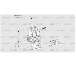 VCG1E15R/15R05FNGEWR/2--3/PPPP (88105138) Клапан с регулятором соотношения Kromschroder