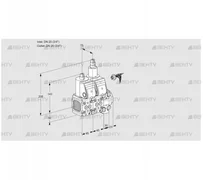 VCS1E20R/20R05FNLVWR/PPPP/PPPP (88106819) Сдвоенный газовый клапан Kromschroder