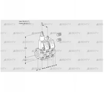 VCS1E25R/25R05LNWR3/PPPP/PPPP (88105409) Сдвоенный газовый клапан Kromschroder