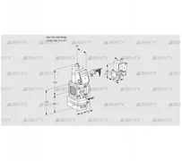 VAG1-/15R/NWBE (88033302) Газовый клапан с регулятором соотношения Kromschroder