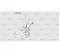 VAD120R/NW-100A (88002131) Газовый клапан с регулятором давления Kromschroder