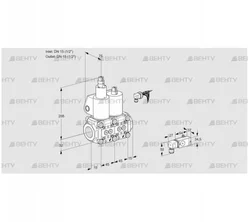 VCS1E15R/15R05LNKL/PPPP/-4PP (88105922) Сдвоенный газовый клапан Kromschroder