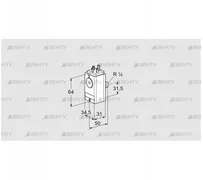 DG 30VC8D-5W (84448250) Датчик-реле давления газа Kromschroder