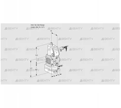 VAG1-/15R/NWBE (88005655) Газовый клапан с регулятором соотношения Kromschroder