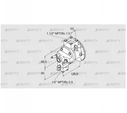 TJ28.0015-A1AMATNA6C9XSB0 (85401101) Газовая горелка Kromschroder