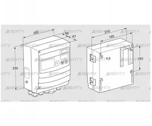 BCU460W3P2C1D0000K1E1-/LM400WF1O0E1- (88680161) Блок управления горением Kromschroder