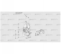 VAG3-/50R/NQAK (88031374) Газовый клапан с регулятором соотношения Kromschroder