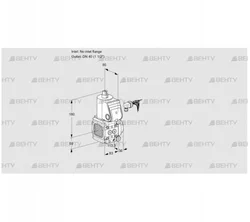 VAS3-/40R/NW (88030400) Газовый клапан Kromschroder