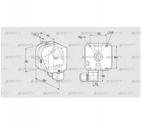 DG 400BG-6 (84447594) Датчик-реле давления газа Kromschroder