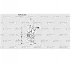 VAD1-/20R/NW-100A (88008414) Газовый клапан с регулятором давления Kromschroder