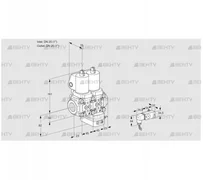 VCG1T25N/25N05NGKQSL/MMPP/2--2 (88101215) Клапан с регулятором соотношения Kromschroder