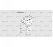 IBAF125/100Z05/20-60Q3E (88302405) Дроссельная заслонка Kromschroder