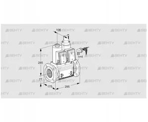 VCS665F05NLWRB/MPPM/PPPP (88207242) Сдвоенный газовый клапан Kromschroder