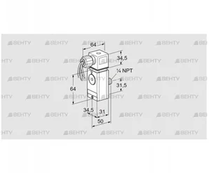 DG 40VCT8-6WG (84448891) Датчик-реле давления газа Kromschroder