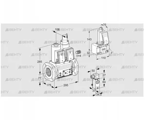 VCS665F05NLWR3E/PP3P/PPZ- (88203686) Сдвоенный газовый клапан Kromschroder