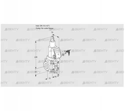 VAS115/-R/LWGR (88021694) Газовый клапан Kromschroder