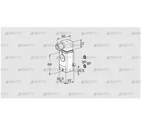 DG 40VC9-6WG /B (75457583) Датчик-реле давления газа Kromschroder