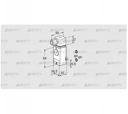 DG 40VC9-6WG /B (75457583) Датчик-реле давления газа Kromschroder