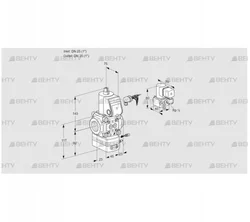 VAG125R/NWAE (88011183) Газовый клапан с регулятором соотношения Kromschroder