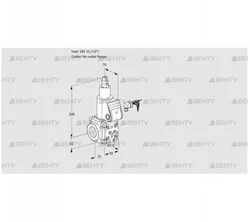 VAS115/-R/LQ (88025267) Газовый клапан Kromschroder