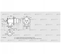 ZIO 165KB-50/35-(25)D (84246116) Газовая горелка Kromschroder