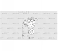 IBAF125Z05/20-30W3E (88302930) Дроссельная заслонка Kromschroder