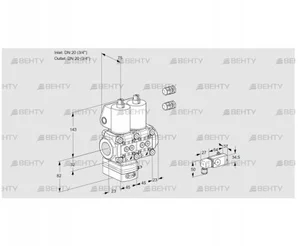 VCD1E20R/20R05D-25NQL3/PPPP/2-PP (88101466) Регулятор давления Kromschroder