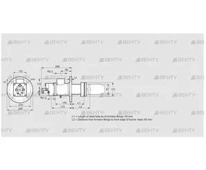 BIC 80HM-50/85-(35)F (84032116) Газовая горелка Kromschroder