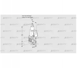 VAS2T-/LQ (88004562) Газовый клапан Kromschroder