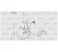 VCV3E50F/50F05NVKWR/2-PP/PPPP (88100946) Клапан с регулятором соотношения Kromschroder