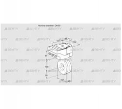 IBA50Z05/20-30W3TR10 (88300922) Дроссельная заслонка Kromschroder