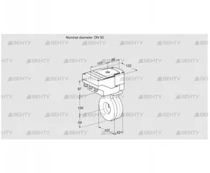 IBA50Z05/20-30W3TR10 (88300922) Дроссельная заслонка Kromschroder