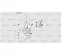 VAG125R/NWAE (88001175) Газовый клапан с регулятором соотношения Kromschroder